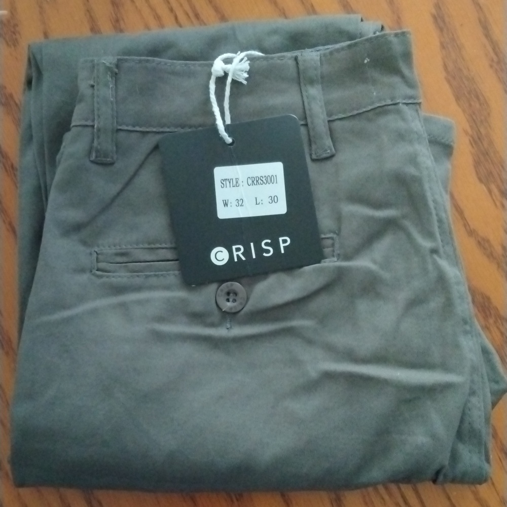Crisp men's khakis